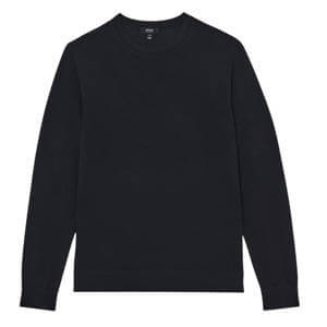 REISS Wessex Merino-Wool Crew-Neck Jumper